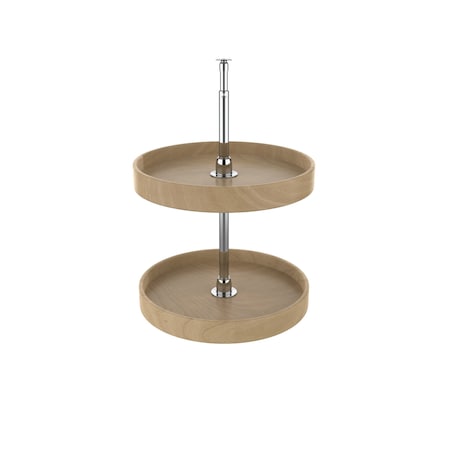 Rev-A-Shelf Maple Hardwood, Light Brown, 18 in W, 26 in H, 18 in D, 18 in L, Light Brown LD-4NW-072-18-1